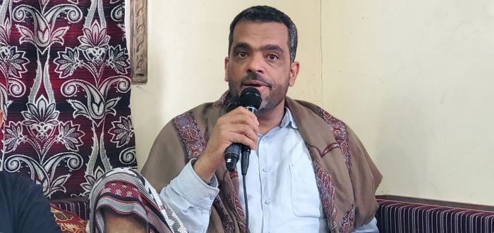 رئيس الدائرة التنظيمية في المكتب السياسي للمقاومة الوطنية الشيخ وضاح بن بريك يشارك في اجتماع مفتوح أقامته السلطة المحلية والوجهات الاجتماعية في مديرية حيس، جنوب محافظة الحديدة للوقوف أمام مختلف الأوضاع والتحديات التي تعيشها المديرية
#إذاعة_صوت_الجمهورية 
#ثوره_2ديسمبر_مستمره