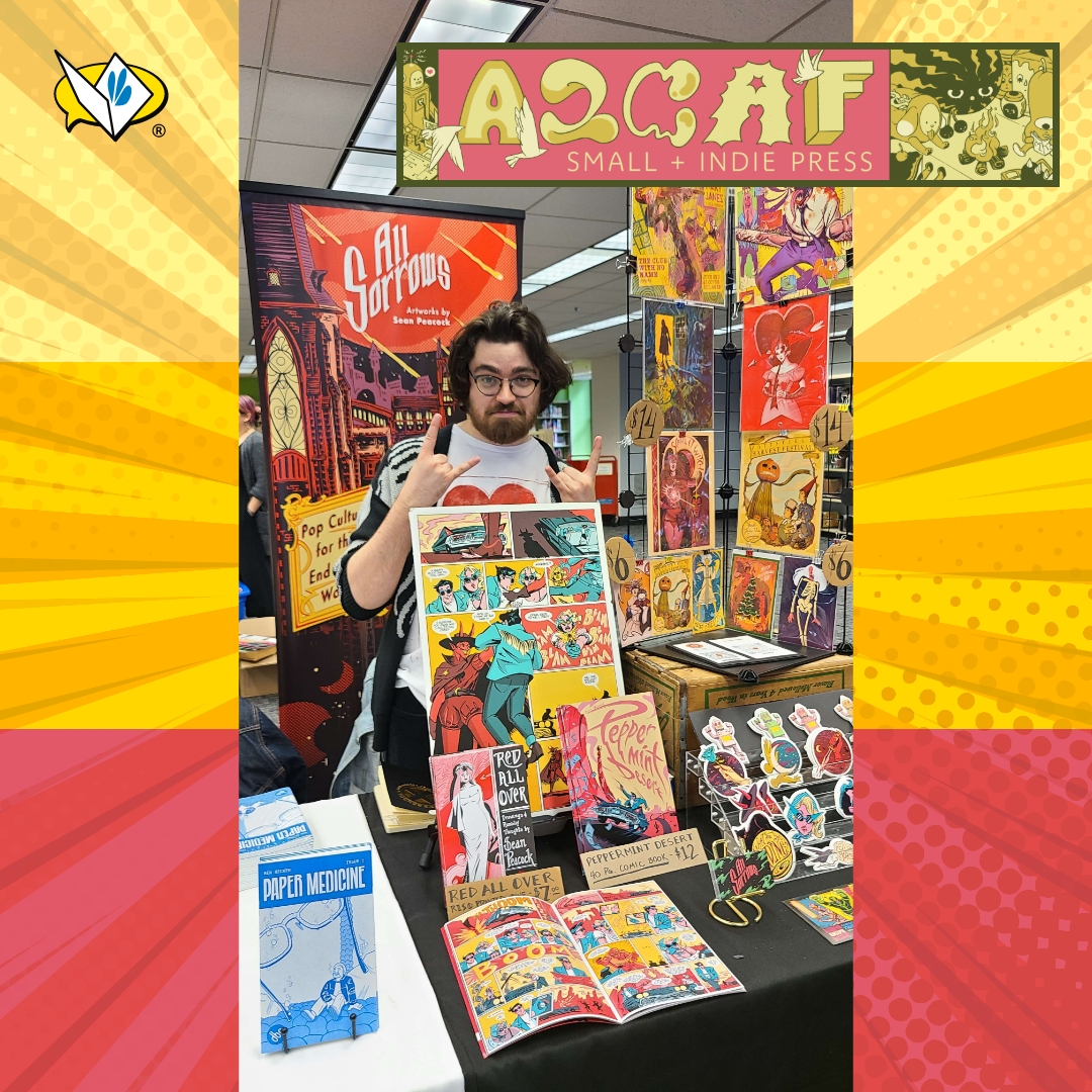 ComixWellSpring's tweet photo. Missed A2CAF Small + Indie Press in Ann Arbor this past weekend? Check out these amazing creators printing with Comix Well Spring! 🖨📚🦎
Featured Creators: @allsorrows_ @karmada_art
Congrats @aadl and @athenaeum_art for a successful inaugural launch!
#comixunityproject https://t.co/bBRy0YK8mF