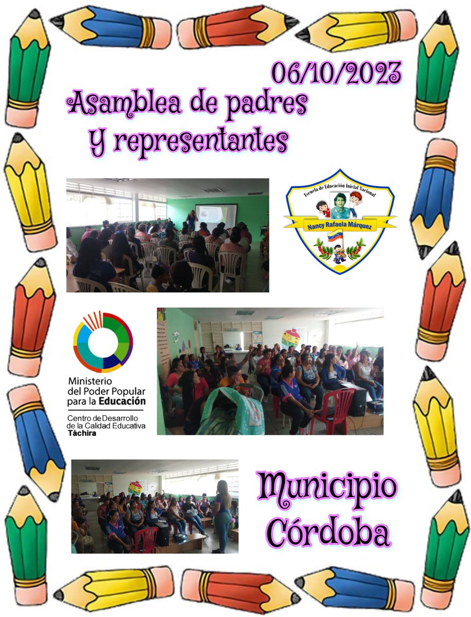 Asamblea de padres y representantes en nuestra institución