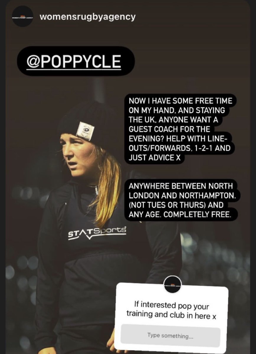 PaulMorganMedia's tweet photo. This is one of the reasons I love rugby - get on board and book her up @poppycle https://t.co/Gi0P2oxX3y