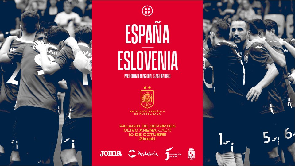 🚨SORTEO PARA VER ESPAÑA - ESLOVENIA EN JAÉN🚨

Martes, 21:00 h, entrada a solo 10 euros en tickets.rfef.es ‼

Pero también sorteamos 2 entradas dobles GRATIS. Sigue a JaenEnJuego, retuitea este tuit y deja tu LIKE en el FUTSALMANÍA de hoy. 

📢Mañana, ¡¡los ganadores!!