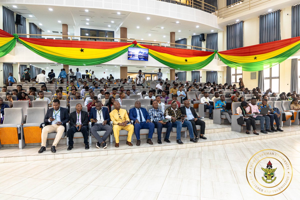 CampusHypeCrew's tweet photo. 📸 Excerpts from the Opening Ceremony of the 9th Ghana Universities Debate Championship 2023 at Kwame Nkrumah University of Science Technology, Kumasi.

#GUDCinKNUST | #CampusHypeCrew🇬🇭 https://t.co/ffdixThUBh