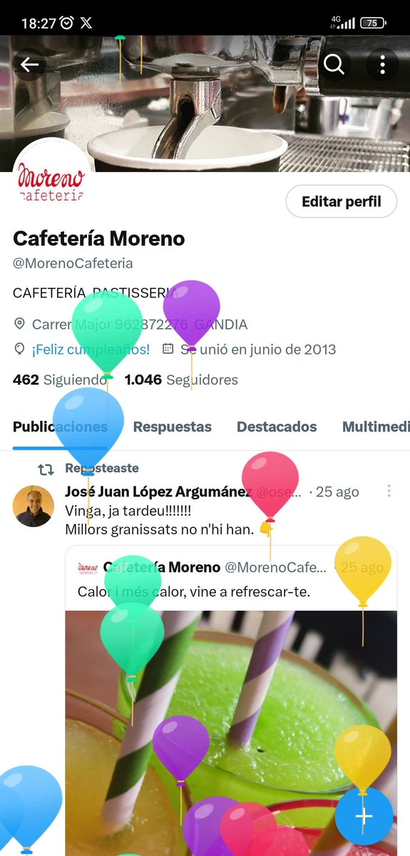Cafetería Moreno tweet media