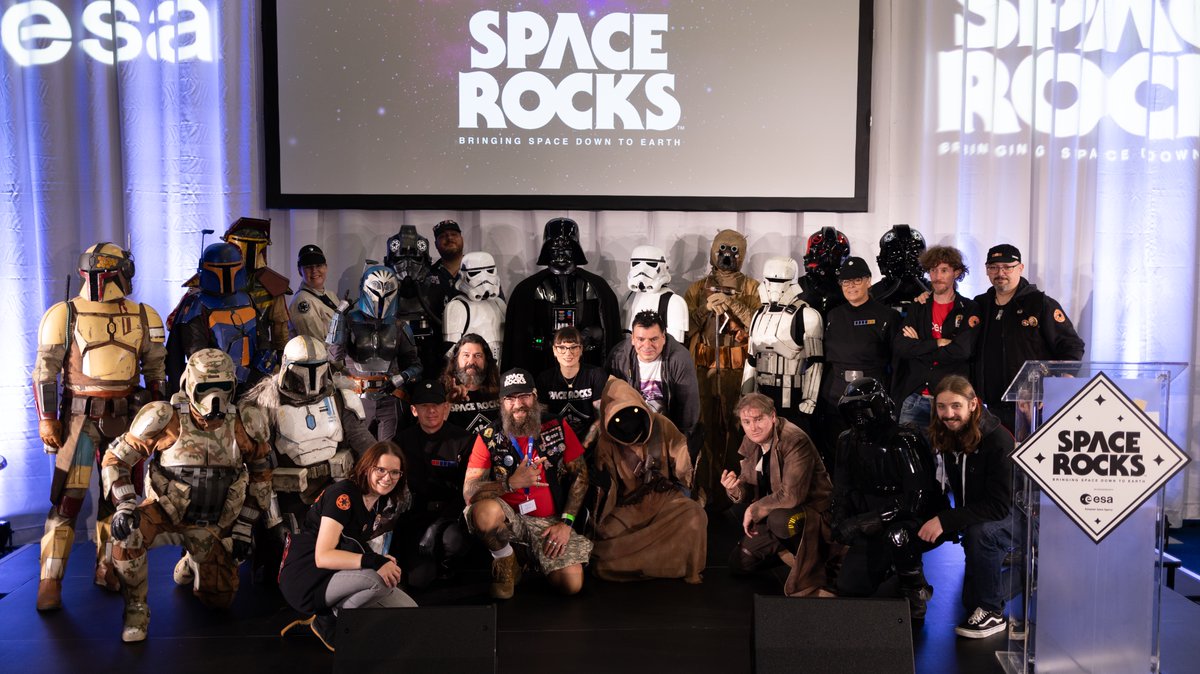 spacerockslive's tweet photo. ✨Thank you to all who joined us at the @esa @ESA_Tech Open Day at ESTEC, both in person and online!💫

We have many great memories to share and soon, so watch this space! 👀

#spacerocks #ESA #ESTECopenday https://t.co/uSeZOLwA8b