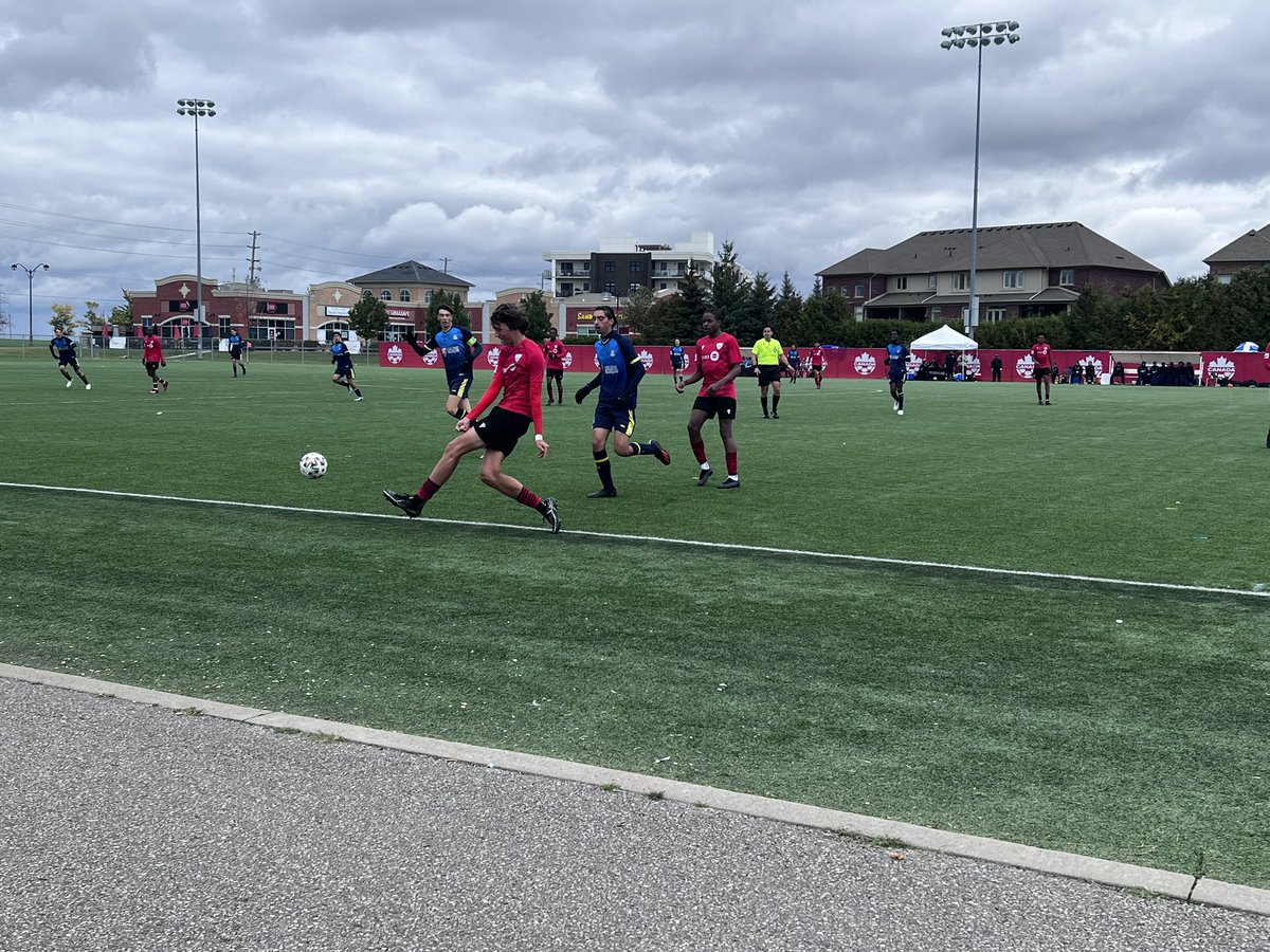 CTocsoy's tweet photo. Cheering on the future stars at the @CanadaSoccerEN U15 Boys Nationals right in our own backyard! ⚽️🌟 Watching the finals and feeling the energy. These young talents are incredible! #U15Nationals #FutureChamps https://t.co/8Rwhua5bNM