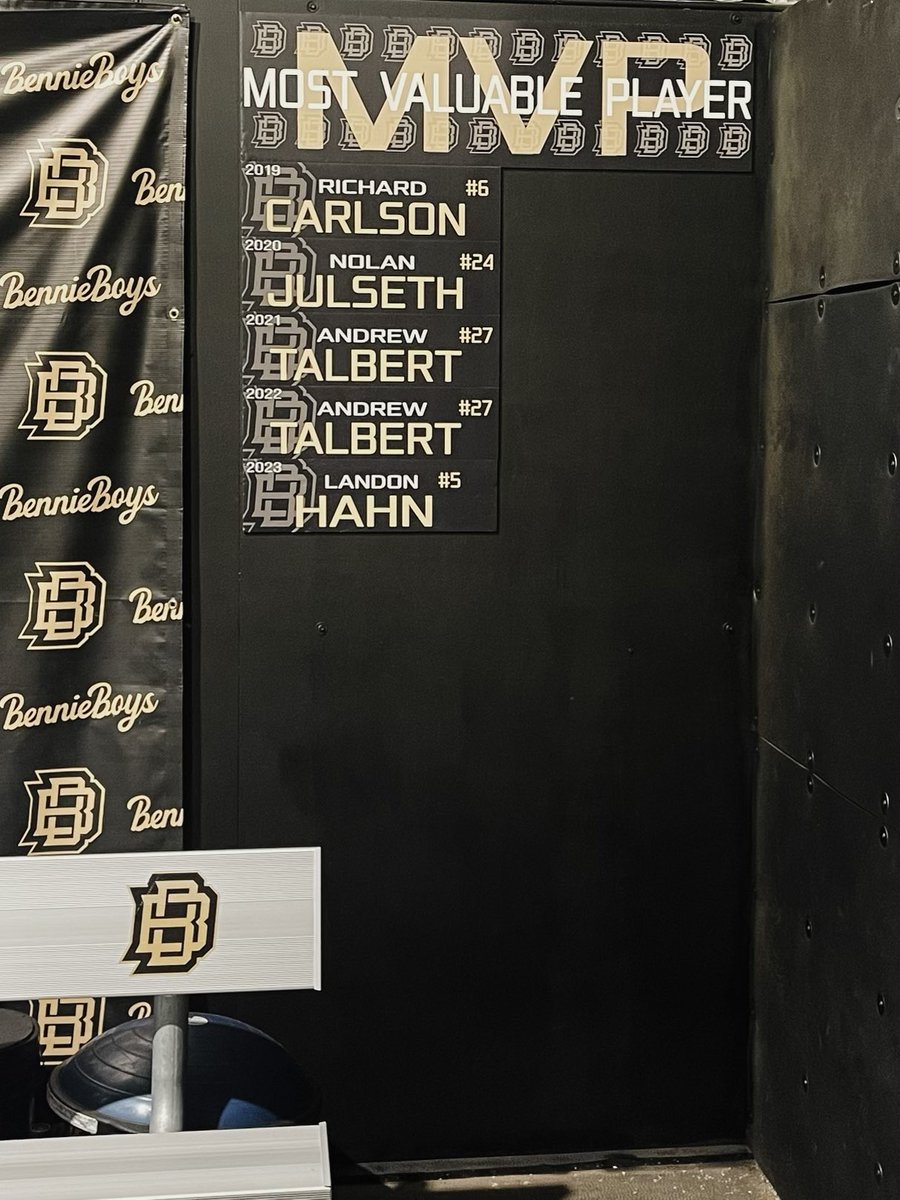 BennieBaseball's tweet photo. Our updated โMVP WALLโ
#BennieBaseball #BennieBoys #OrganizationalMVP #MVPWall #UnderArmour #TheBlackHole https://t.co/VzurCy8E27