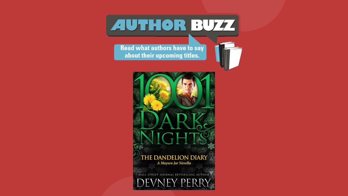 BookTrib's tweet image. 🎉 It&apos;s #AUTHORBUZZ time!🎉 

Learn more about THE DANDELION DIARY: A MAYSEN JAR NOVELLA by #DevneyPerry!  (#1001DarkNights)

booktrib.com/2023/10/09/aut…

#romantic #novella #mustread