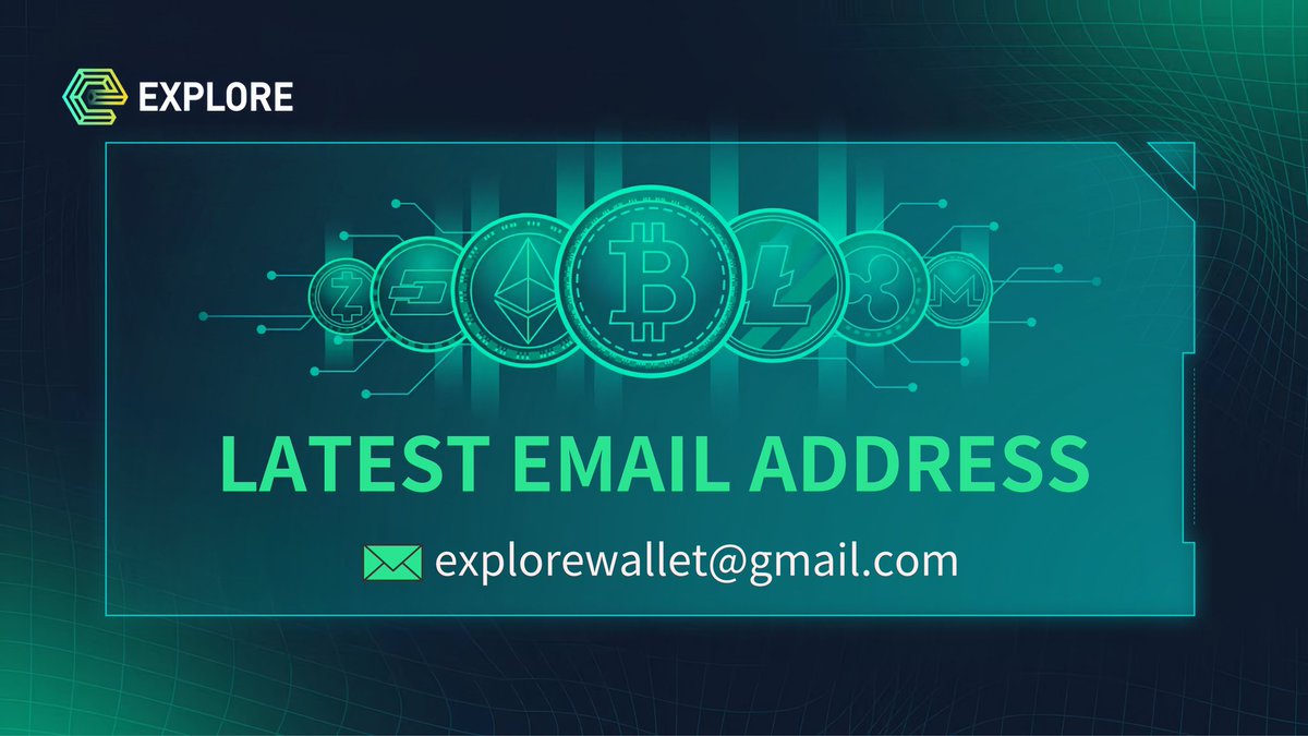Explore_EP's tweet photo. This is our latest official email address. Please look for it: explorewallet@gmail.com.
The previous one is no longer in use. If you have any questions, you can contact this email address. Thank you to all the players for your support and companionship along the way! #expc https://t.co/EczonVQ8NE