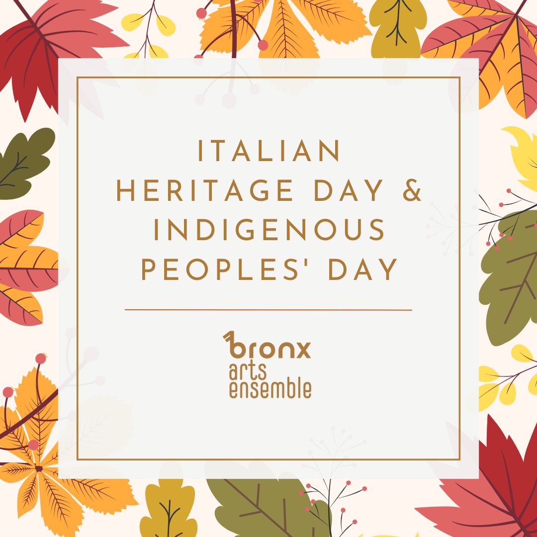 Celebrating the rich tapestry of cultures on this dual occasion: Italian Heritage Day and Indigenous Peoples' Day. Let's honor the traditions, contributions, and resilience of both communities. Together, we embrace diversity and unity.
