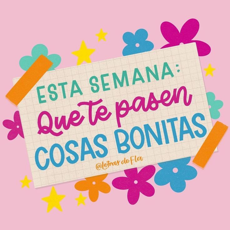 Motivosentuvida's tweet photo. Que está semana, te pasen cosas bonitas! https://t.co/VvLzNmlVdv