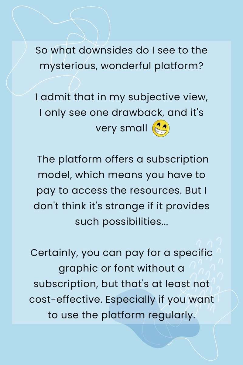 PoD_Tips's tweet photo. Today about downside? I'm curious if you already know this platform? It's an invaluable aid for those who want to #sell #graphics &amp; grow their #PoD #business, even if they're not artists. For #artists  &amp; #GraphicDesigner it's also the perfect place!
#art #Tips https://t.co/eGHh2d0lsc