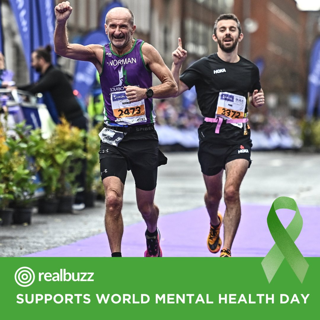 This #WorldMentalHealthDay we're championing the many mental health benefits of running! Running isn't just about fitness; it's a powerful tool for nurturing your mind. We explore how those strides can make a real difference here👉bit.ly/3RNpJgN #RealbuzzSupports