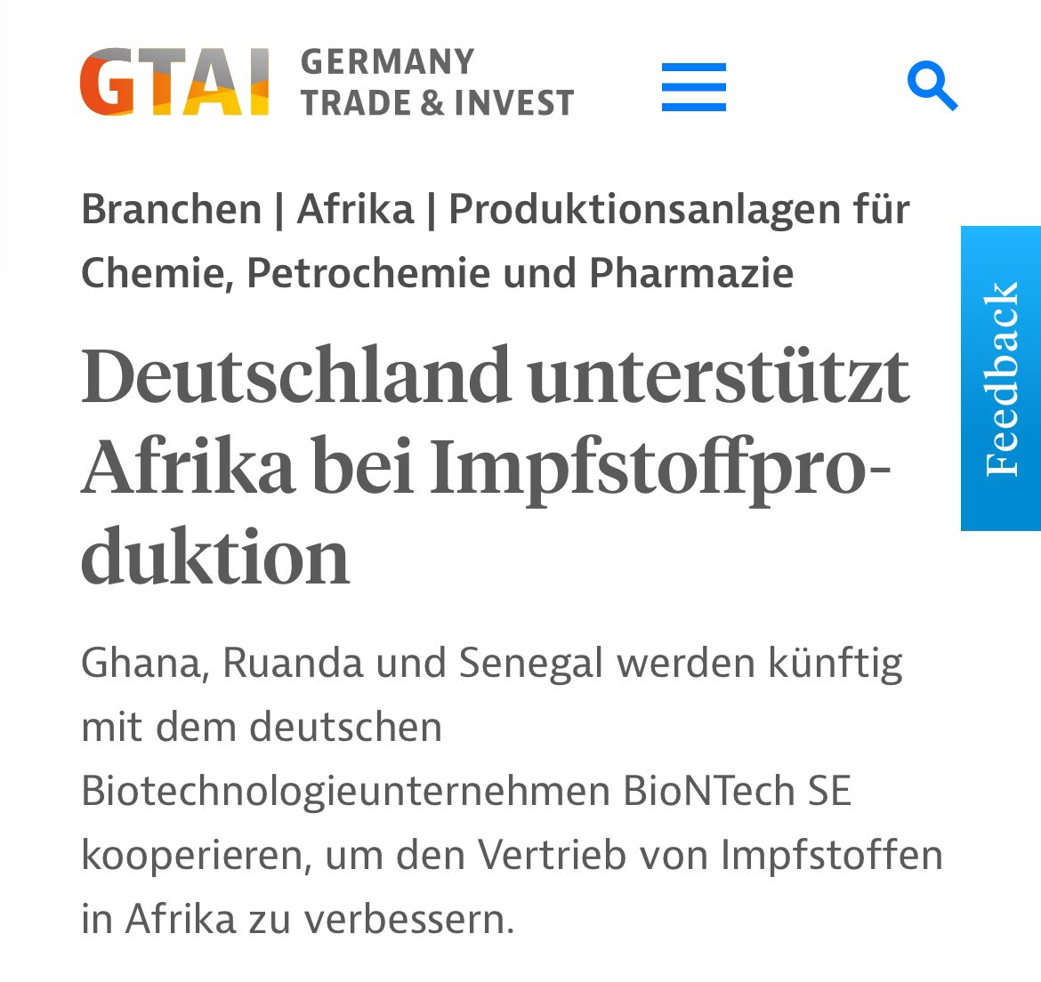 Quo_vadis_BRD's tweet photo. 8/ Dafür werden nun nach und nach in Afrika die „schlüsselfertigen“ #mRNA-Produktionsanlagen von #BioNTech, die sog. #BioNTainer-Container, aufgebaut: 

„Produziert werden können Vakzine gegen das #Coronavirus, möglich ist zudem künftig die Produktion von Impfstoffen gegen … https://t.co/BeQsArGN9m