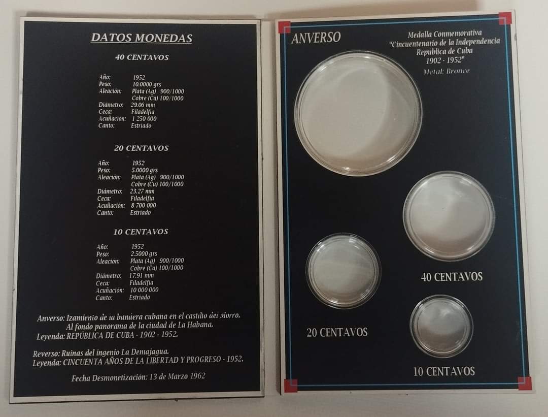 Ya pronto me estará llegando este álbum del cincuentenario de la República con sus cápsulas incluyendo la de la medalla.! Saludos. #🪙
.
.
#numismatica #NumismaticaCuba #LaMonedaDeCuba #NUMISMATICO🇨