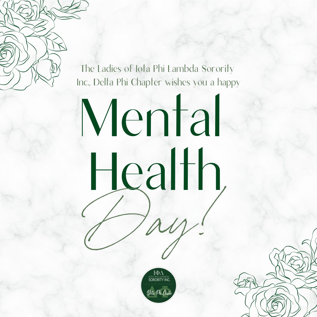 iota_deltaphi's tweet photo. The ladies of Iota Phi Lambda Sorority, Inc., Delta Phi Chapter wish you a happy Mental Health Day! Swipe for four tips to help you maintain a healthy work-life balance as a student 📚
-
#MentalHealthDay #DeltaPhiChapter https://t.co/z4RYqSDlqT