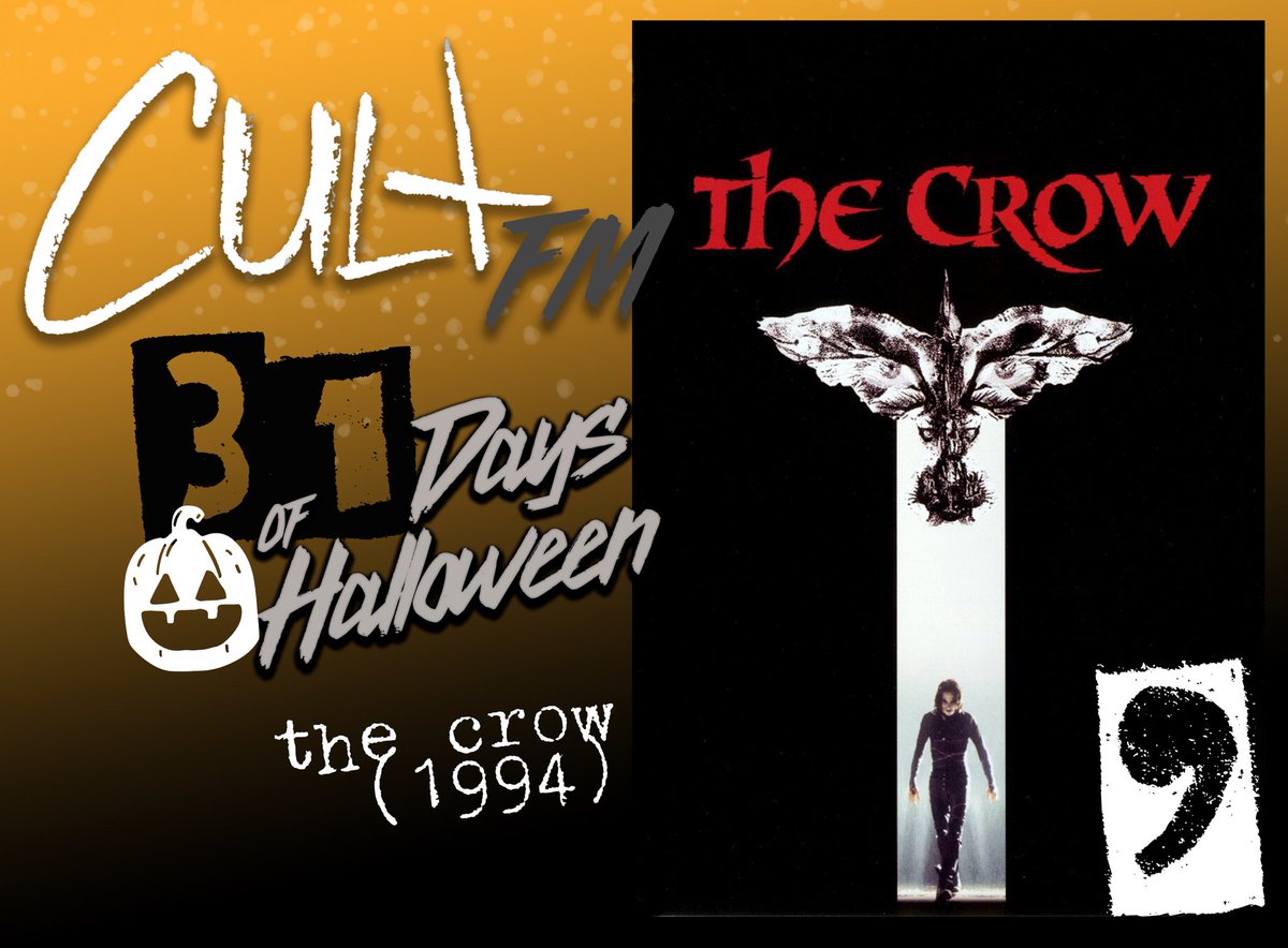 CultFMpod's tweet photo. Day 9 of the #CultFMHorrorChallenge is 1994's 𝐓𝐇𝐄 𝐂𝐑𝐎𝐖

Don't forget to let us know your thoughts on this #Horror flick!

#31DaysOfHorror #31DaysofHalloween https://t.co/jdQ5O1uzwQ