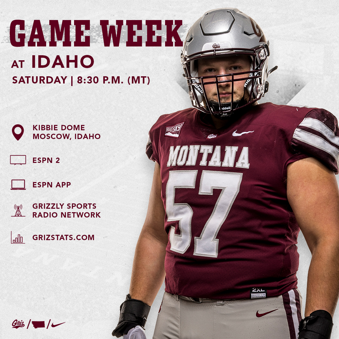 MontanaGrizFB's tweet photo. 🍺 It's time to battle for the Little Brown Stein!

📺 ESPN 2 nationwide is the place to watch 👏

#GoGriz https://t.co/dqPi6k0dJG