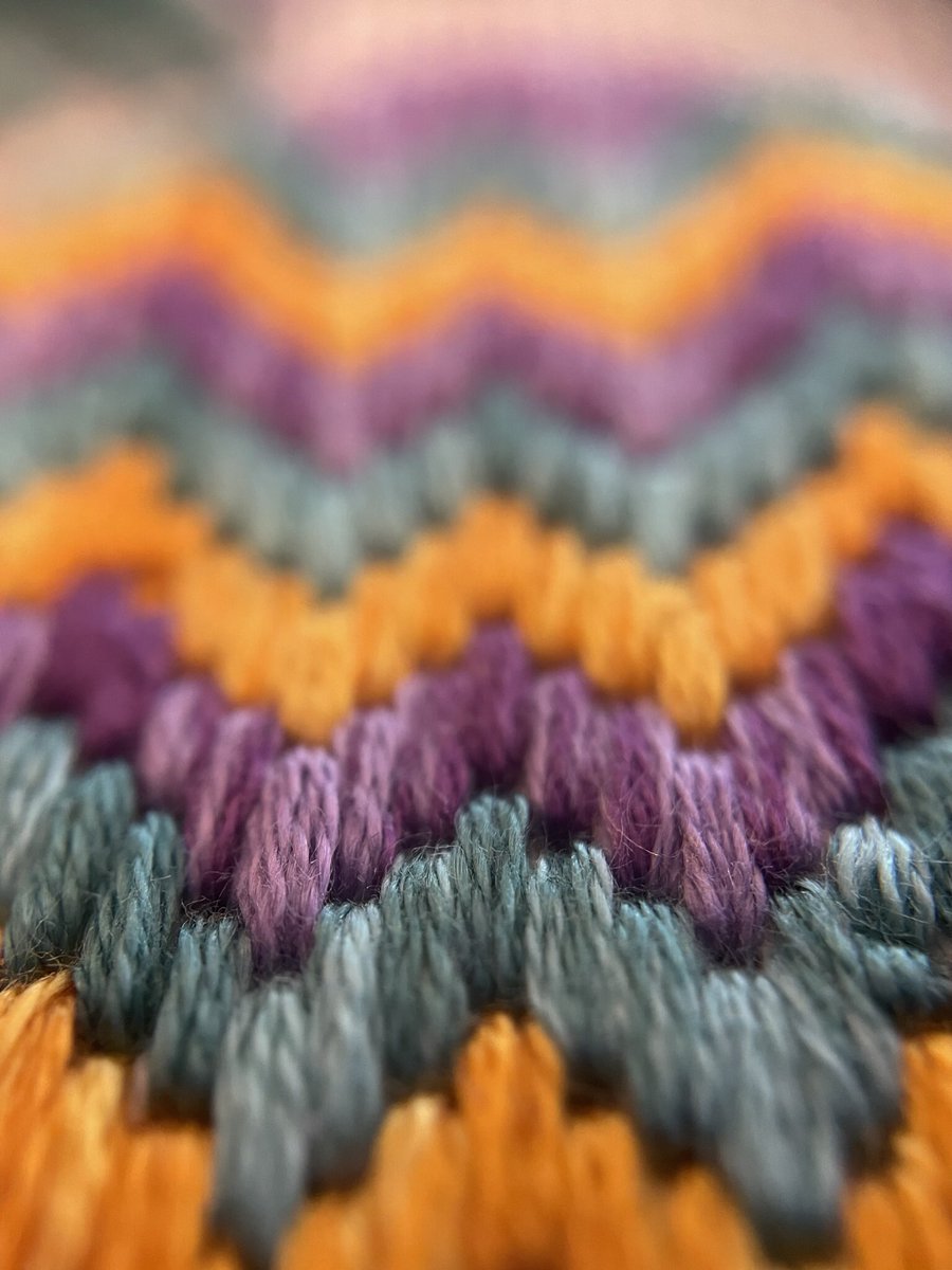 Brightly coloured #strandedcotton more #canvasstitching today