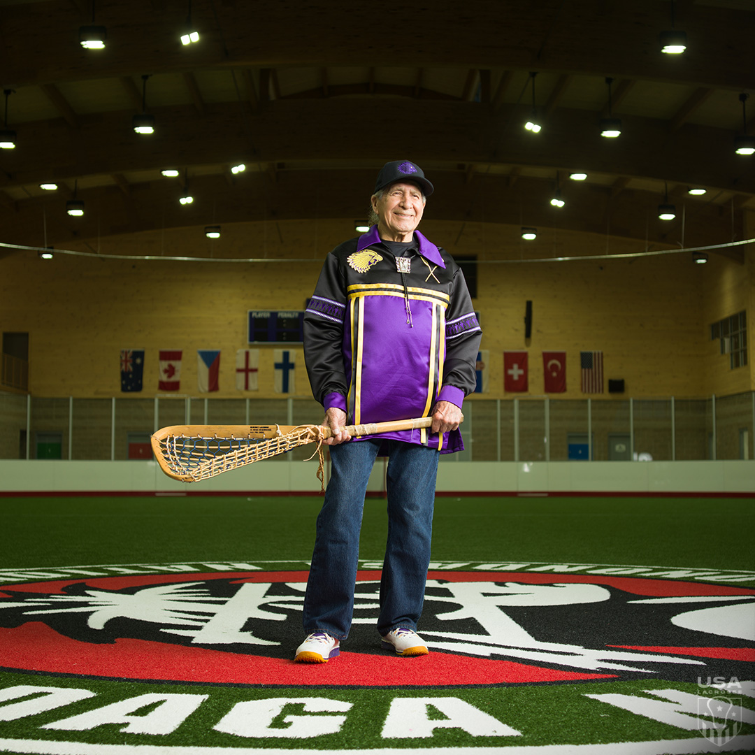 USA_Lacrosse's tweet photo. "You couldn't call lacrosse a sport. It's more than that."

Chief Oren Lyons Jr. is one of the most treasured icons in the sport's history. Today we honor #IndigenousPeoplesDay and celebrate "The Creator's Game," which was given to us by the Native people. https://t.co/hDidDuAuA4