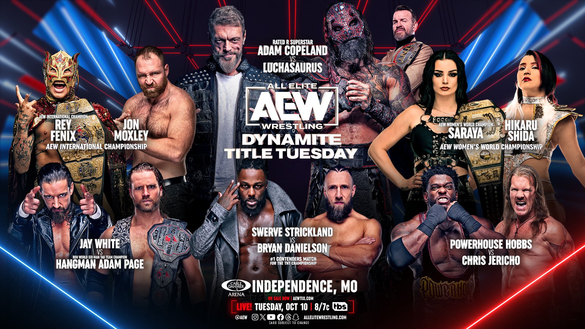 AEW Dynamite 10/10/23 TIMELESS TUESDAY TITLE TURMOIL Freakin