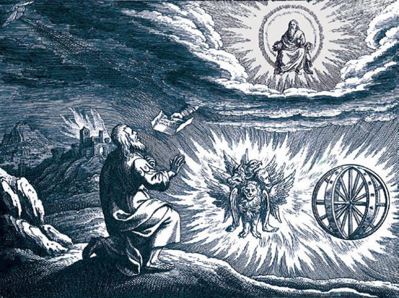 しかし、②エゼキエルがケバル河畔で見た幻視は、タロット・カードX