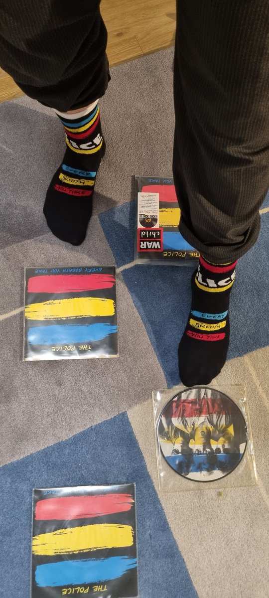 Every step you take...#sockaffairs <a href="/sockaffairs/">Sock Affairs</a> <a href="/ThePoliceBand/">The Police</a> <a href="/copelandmusic/">Stewart Copeland</a> <a href="/OfficialSting/">Sting</a> <a href="/andysummers/">Andy Summers🏥</a>
