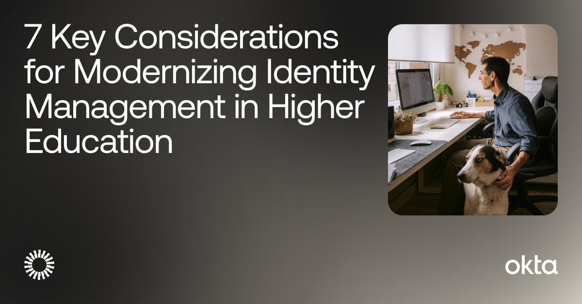 Higher education, meet innovation. 📚🤝 Swing by our booth #1818 at Educause on October 10-11 to explore the future of higher education tech. Explore Okta’s higher education Identity solutions: bit.ly/3ZKrIEs