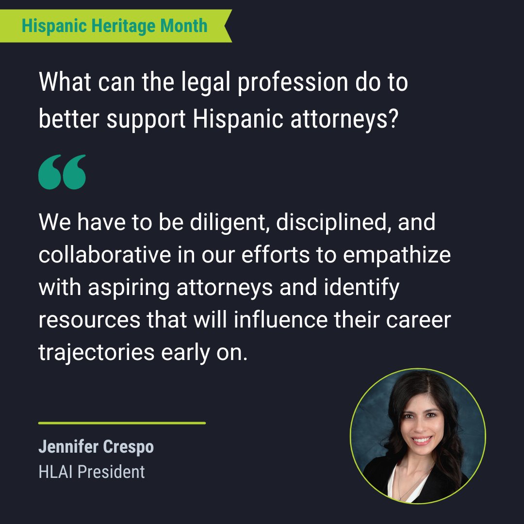 2Civility (@2civilityorg) on Twitter photo We recently connected with <a href="/HLAITweets/">Hispanic Lawyers IL</a> President <a href="/J_L_Cruz/">Jennifer Crespo</a> about challenges and opportunities for Hispanic attorneys in Illinois. Read more about this and Jennifer's background in her Q&A on our website. #LawyerSpotlight #HispanicHeritageMonth2023 hubs.li/Q023kH-20 We recently connected with <a href="/HLAITweets/">Hispanic Lawyers IL</a> President <a href="/J_L_Cruz/">Jennifer Crespo</a> about challenges and opportunities for Hispanic attorneys in Illinois. Read more about this and Jennifer's background in her Q&A on our website. #LawyerSpotlight #HispanicHeritageMonth2023 hubs.li/Q023kH-20