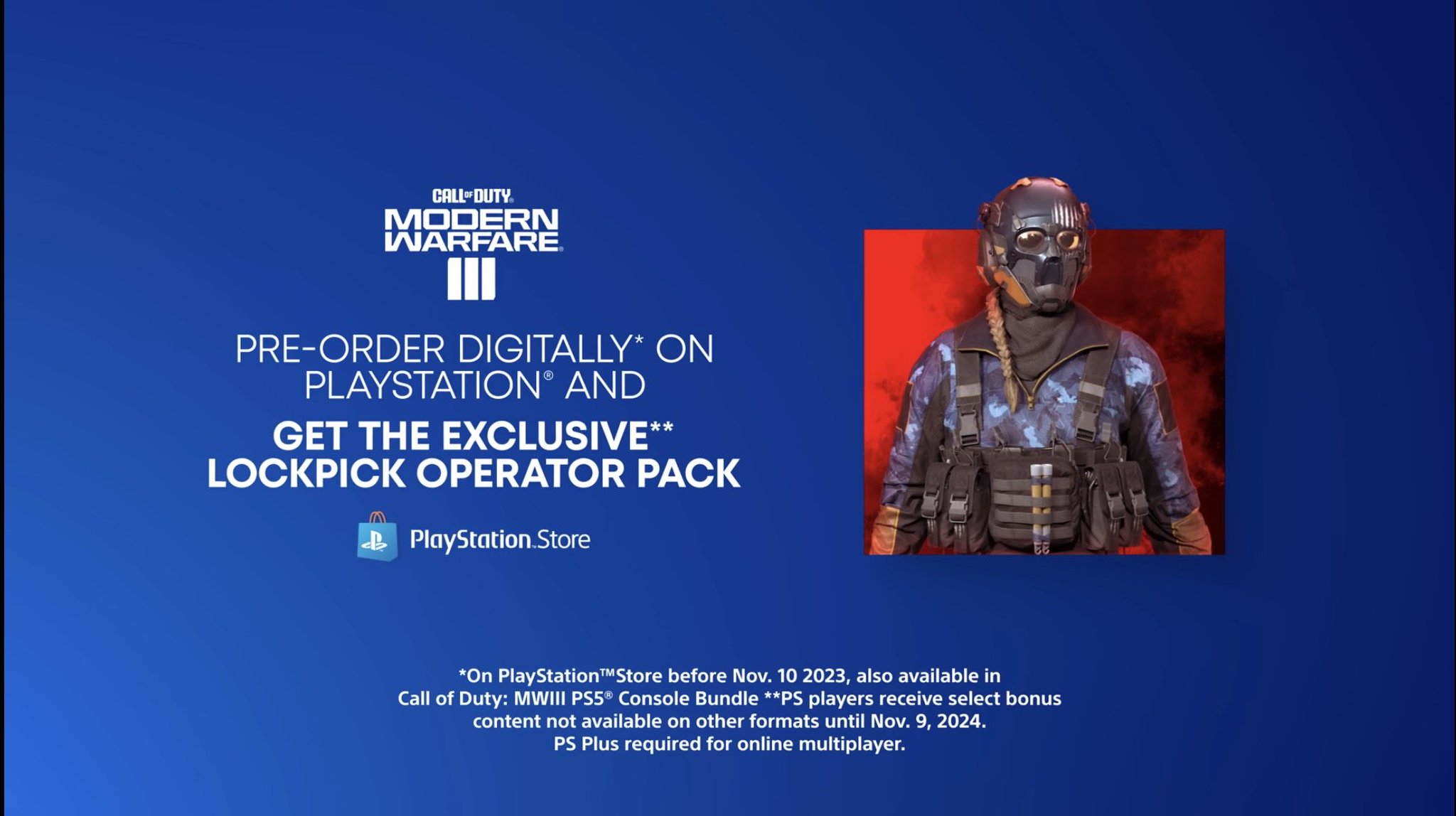 PlayStation Asia on X: New intel: The PS5 Console – Call of Duty: Modern  Warfare III Bundle deploys same day as the game's launch on 10 Nov.   / X