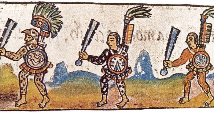 For Indigenous Peoples’ Day, we celebrate the indelible role of indigenous people in the history and culture of Latin America. We honor this by prominently featuring the macuahuitl in our logo, a weapon wielded by Mesoamerican warriors. Self-determination and self-defense!