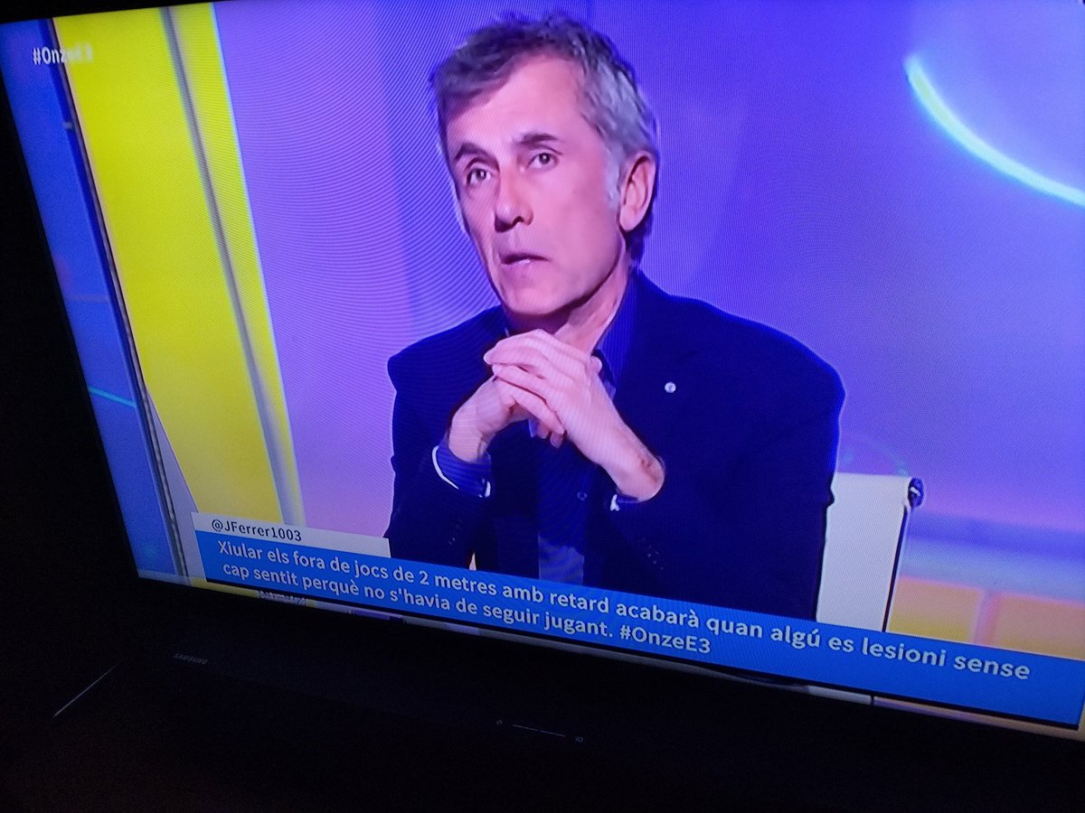JFerrer1003's tweet photo. #OnzeE3. Ho vaig dir el gener passat. Ara ja tenim la lesió. Que vagin fent https://t.co/oLnYDuMD46
