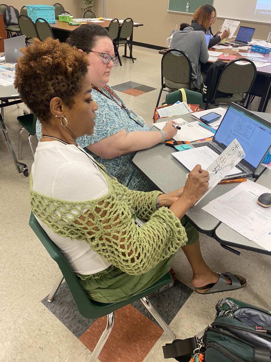 edhardig's tweet photo. 8th grade math teachers showing what an @AlvinISD Mathematician looks like! #flexibility #reasoning #makingconnections @AlvinISD_Math https://t.co/Cu0ZeBn5qs