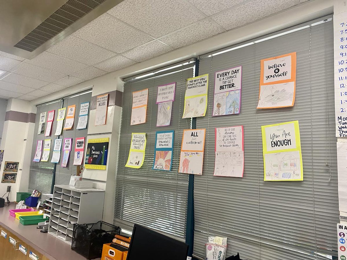 SwansonL16's tweet photo. We had a lot of fun interpreting Growth Mindset quotes! Thank you for the template teachinginhighheels. @EphesusElem https://t.co/27JPISg8wj