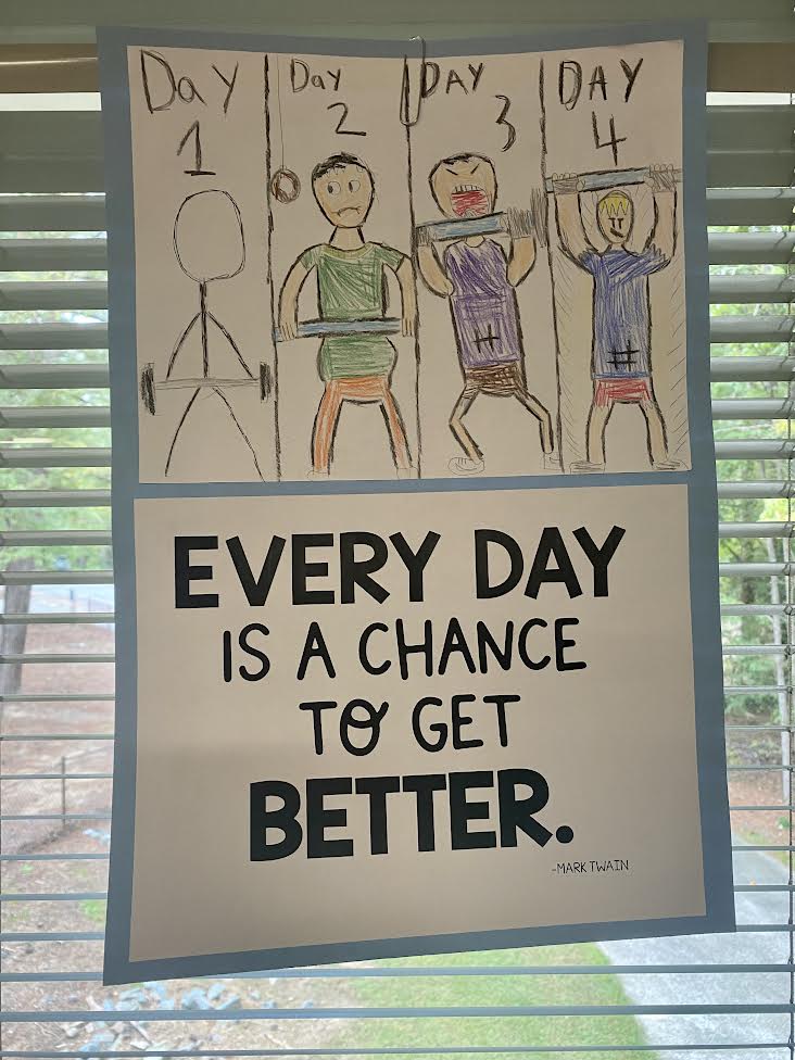 SwansonL16's tweet photo. We had a lot of fun interpreting Growth Mindset quotes! Thank you for the template teachinginhighheels. @EphesusElem https://t.co/27JPISg8wj