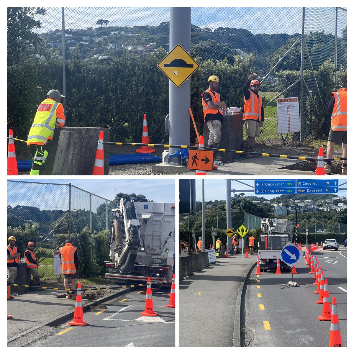 So it begins… course works… water connection happening! #greenkeeping #golf #miramar #Wellington