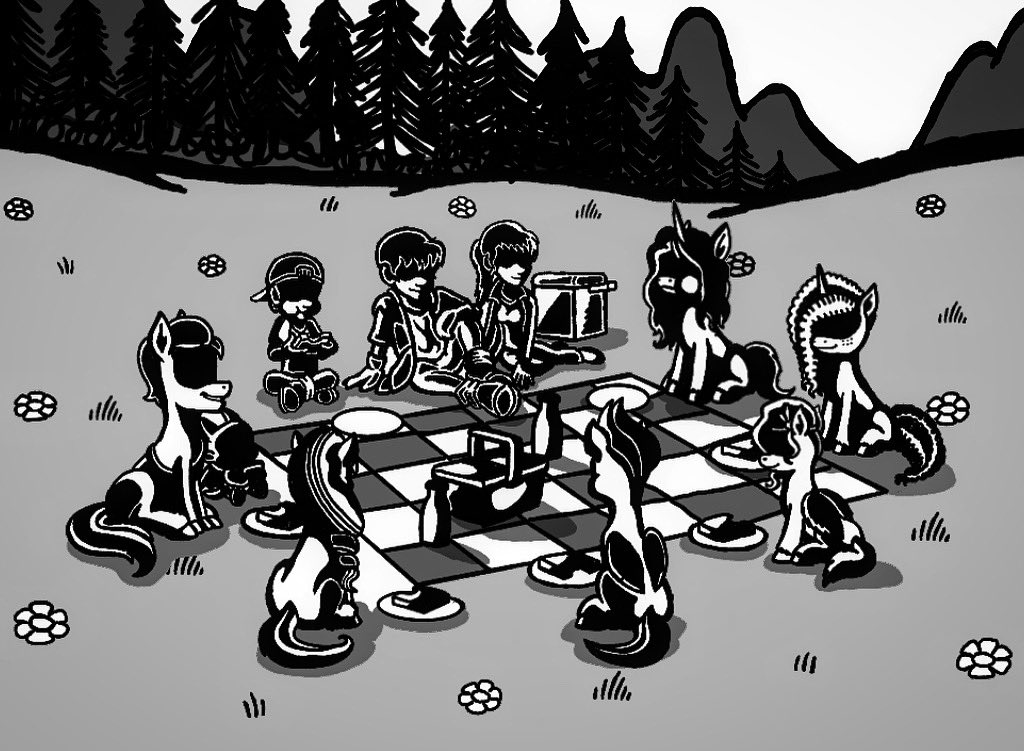 JManTheAngel2's tweet photo. Negative Art of MLP and the Humans at the Picnic.
.
#mlp #mylittlepony #hasbro #fanart #originalcharacter #brony #mlpg5 #negativeart https://t.co/E6gbQOpJKq