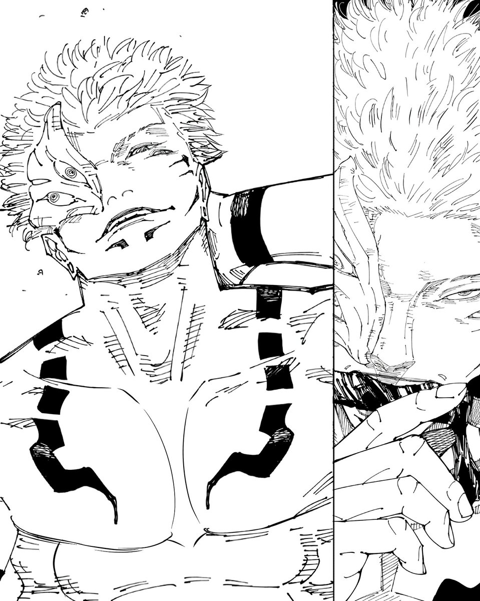 MyAlmightyHero's tweet photo. Sukuna is by far the most majestic character in jjk https://t.co/A9JDjl6Ata