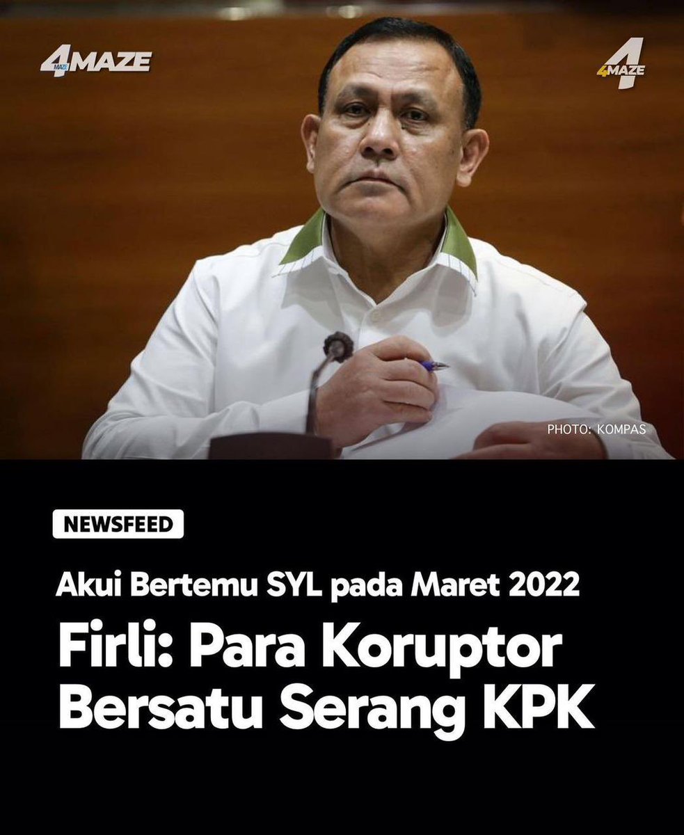 nazaqistsha's tweet photo. Baca berita soal komentar Firli yg nggak tahu malu, sy nggak tahu mau marah atau tertawa.
sebagian besar pegawai di KPK pasti paham ttg kelakuan ybs, yg akhirnya diusut.

sy teringat bahwa org yg sering berbohong, pd level yg parah, tdk bisa bedakan lg mana yg benar &amp; yg salah. https://t.co/crGjuGzhFz