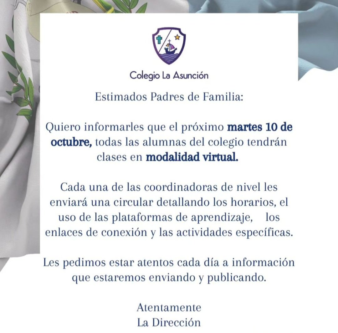 laAsunciongt's tweet photo. * Tomar nota: https://t.co/3PMR3gE6Xf