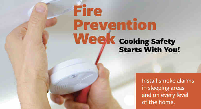 It’s #FirePreventionWeek. Do you have a working smoke alarm? Do you need assistance replacing your batteries? Call our department and we would be happy to assist you. #workingsmokealarmssavelives #CSaan