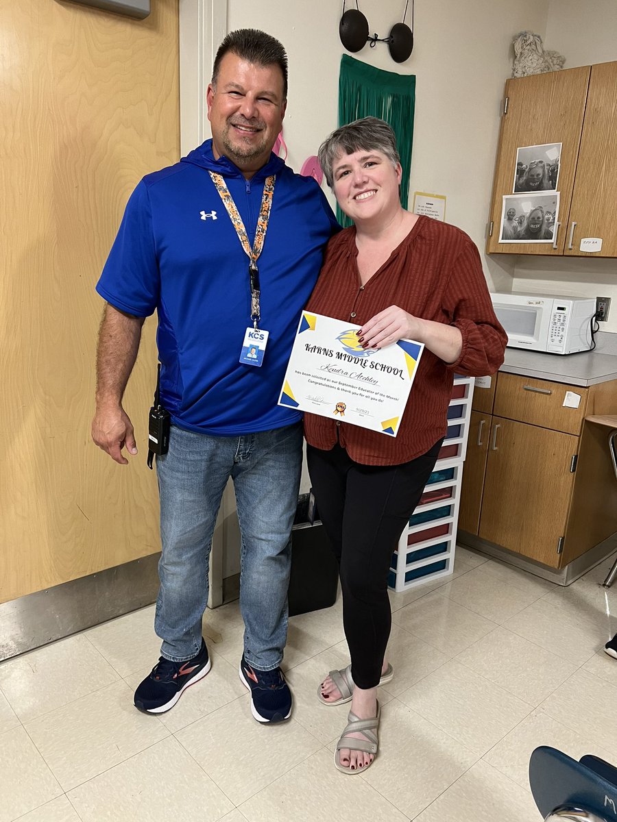 Karns_Middle's tweet photo. Thank you for all you do, Ms. Atchley! Congrats to our September Educator of the Month. https://t.co/a7JAglHAq4
