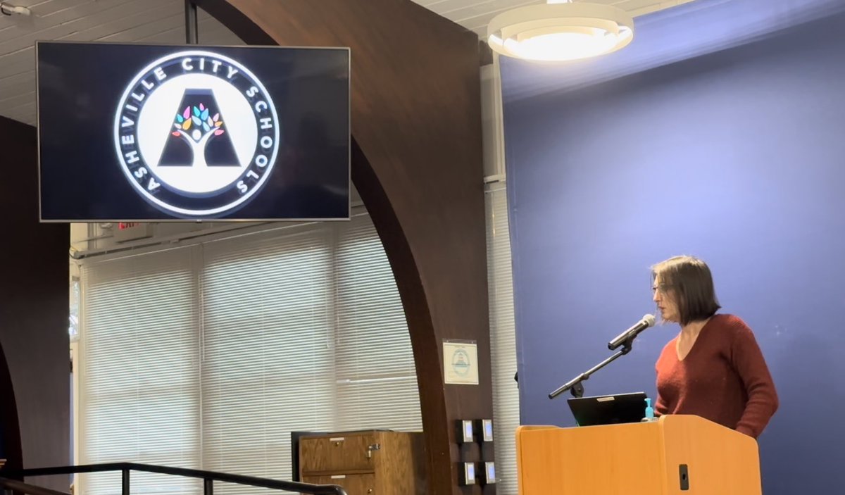 SouthernEqual's tweet photo. And Allison Scott, our Director of Impact &amp; Innovation, urged the @AVLCitySchools Board to be the adult hero that so many #LGBTQ youth need right now during this time of crisis in #NorthCarolina. #ncisready 4/ https://t.co/S0WO75Uf1o