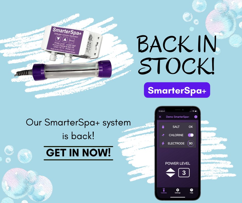 ControlOMatic's tweet photo. Our SmarterSpa+ is back in stock! Use promo code "James10" for a 10% discount at checkout on our website at the link below.

Website:https://t.co/gCIAf9VonM https://t.co/JeVLWJ9Rq9