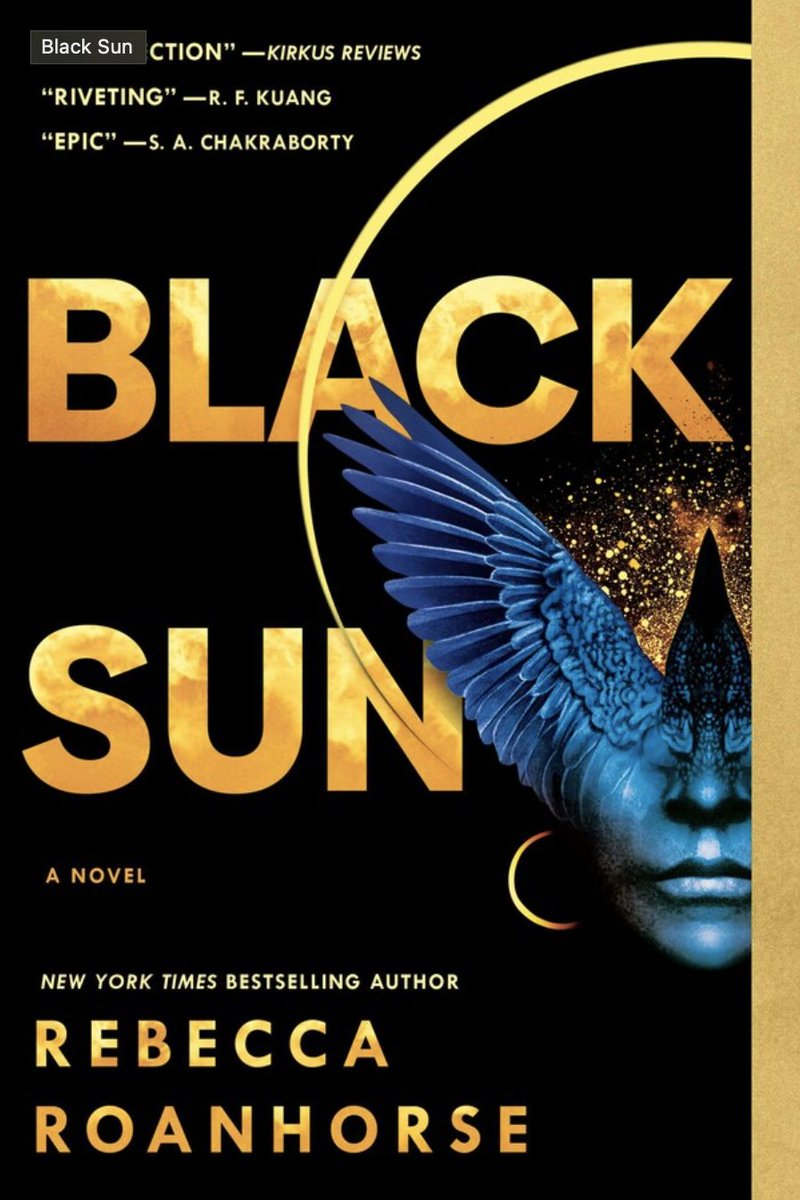 Happy Indigenous Peoples' Day! 

I wanted to celebrate by shouting out a fantastic book by an indigenous author, Rebecca Roanhorse. Black Sun is an imaginative and electric read rife with creepy magic and giant crows and inspired by Central American culture. I'd recommend it!