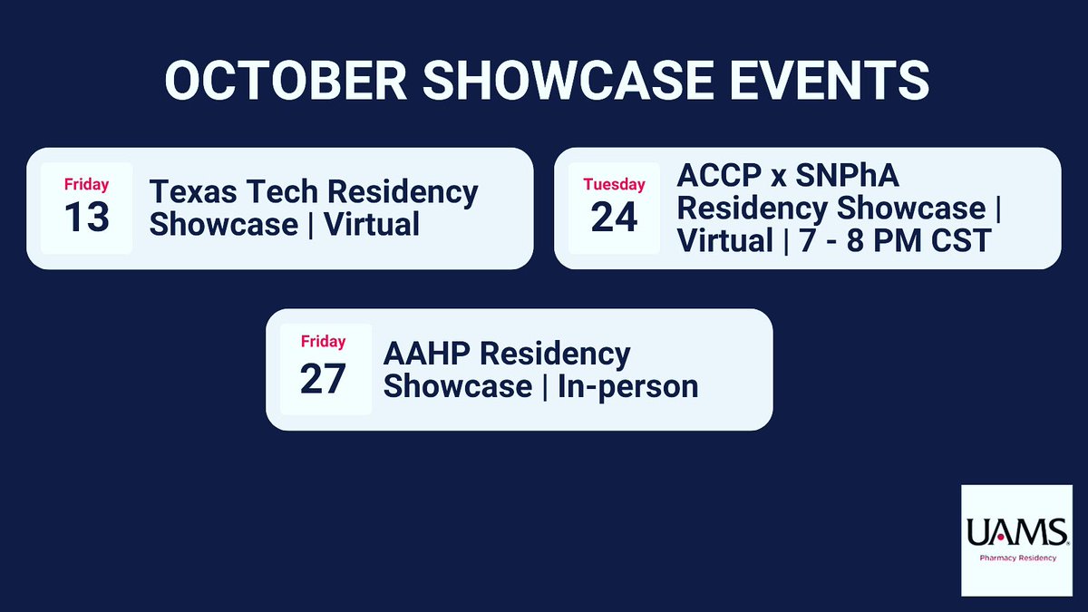 UAMS Pharmacy Residency tweet media