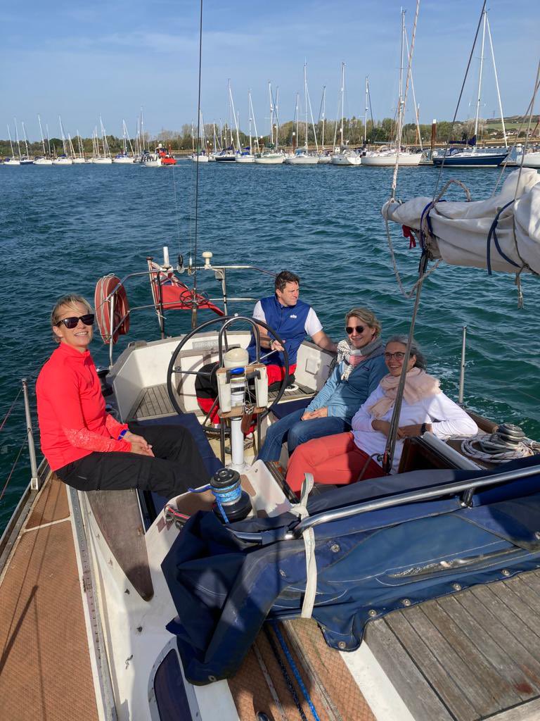 The start of a new chapter. Sailing Miura for the first time. Next summer I am planning to sail around GB on this 34ft yacht, without adapting her for a disabled sailor. #sailinglife