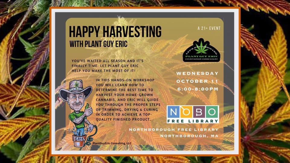 PlantGuyEric's tweet photo. @PlantGuyEric will be presenting “Happy Harvesting” at the Northborough, MA Free Library @NorthboroLibRef this Wednesday evening … please share with everyone in #CentralMass
 #plantguyeric 😎🌱👍🏼
@NorthboroPatch @CommunityAdNews https://t.co/uYkdc2MizR