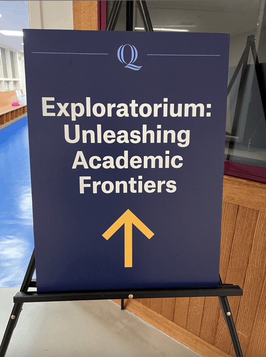QUSchoolofComm's tweet photo. QUSOC representing at the student and faculty research/creative work expo during Bobcat Weekend!  Ewa Callahan, John Powers, and Molly Yanity are just some of our many faculty delivering experiential learning opportunities to our students. Thank you all for taking the time! https://t.co/gh6TWzS5Ed
