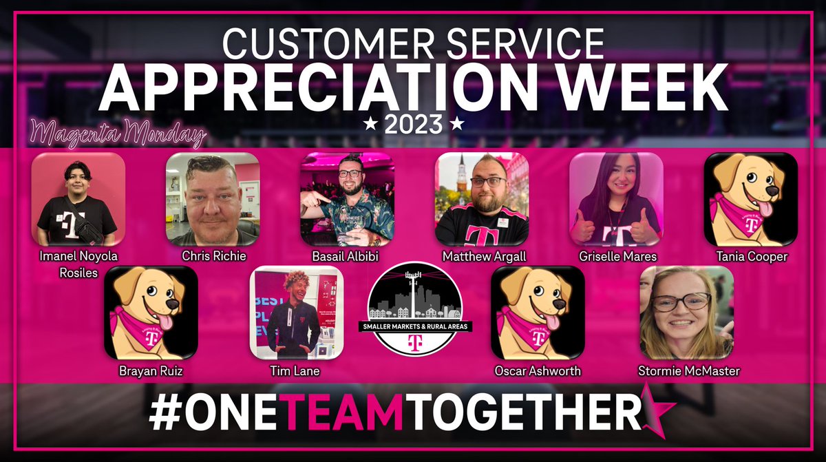 Closing out Customer Service Appreciation Week recognizing this AMAZING team! Your outstanding customer service, performance, community engagement, and outstanding peer support have not gone unnoticed! Thank you for all you do!