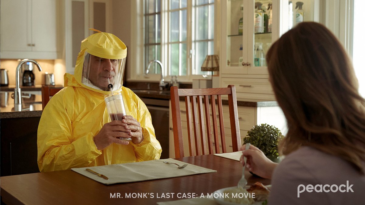 peacock's tweet photo. Adrian Monk is back on the case!

Mr. Monk's Last Case: A #Monk Movie streams Dec 8, only on Peacock. https://t.co/YYRhM8oyAe